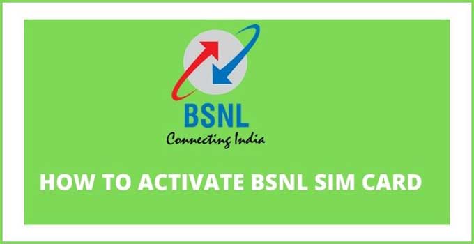 how-to-activate-bsnl-sim-card-number
